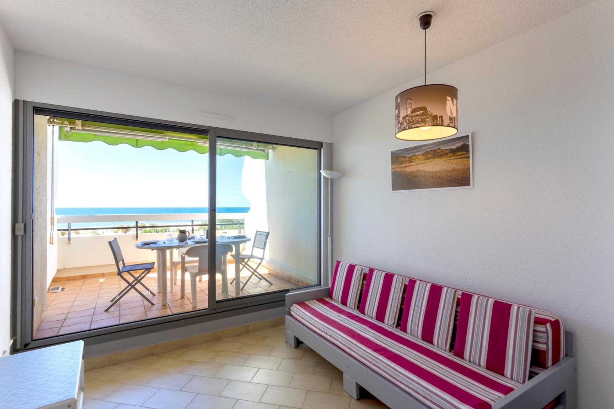 Chez Fabienne - Superbe Appartement Avec Vue Sur La Mer Et Parking La Grande-Motte Exterior photo