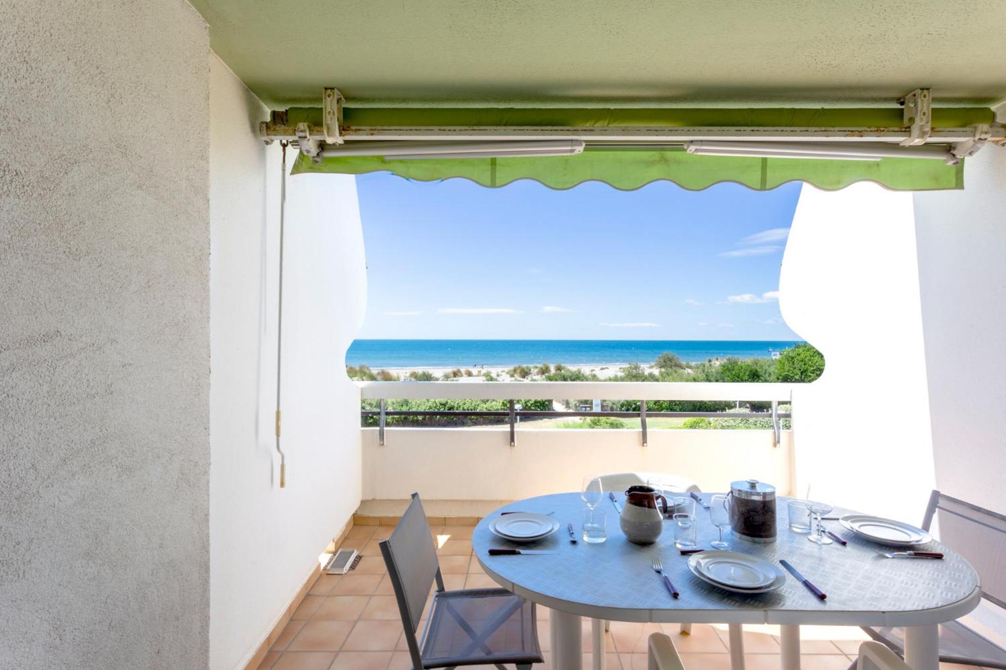 Chez Fabienne - Superbe Appartement Avec Vue Sur La Mer Et Parking La Grande-Motte Exterior photo